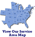 Independent Appraisal Service Area Map